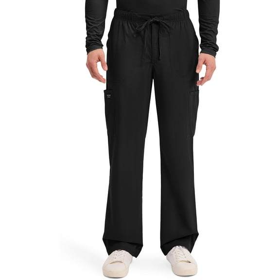 Cherokee Workwear Professionals Men Scrubs Pant Tapered Leg Drawstring Cargo WW190