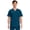Caribbean Blue, variant on Cherokee Workwear Professionals Men Scrubs Top V-Neck WW695