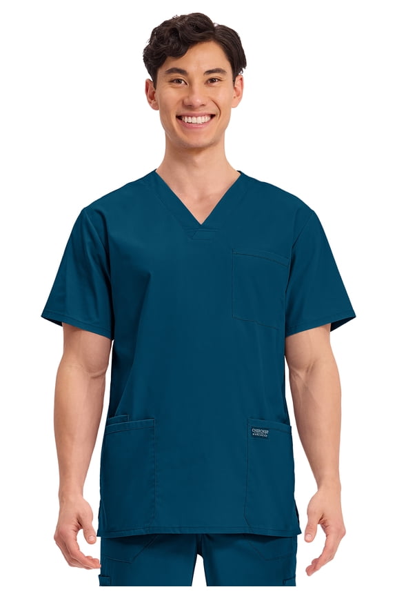 Workwear Professionals Men Scrubs Top V-Neck WW695