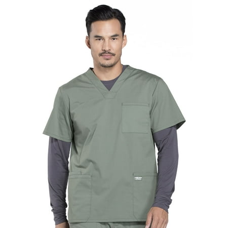 Cherokee Workwear Professionals Men Scrubs Top V-Neck WW695