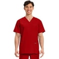 thumbnail image 1 of Cherokee Workwear Professionals Men Scrubs Top V-Neck WW695, 1 of 9