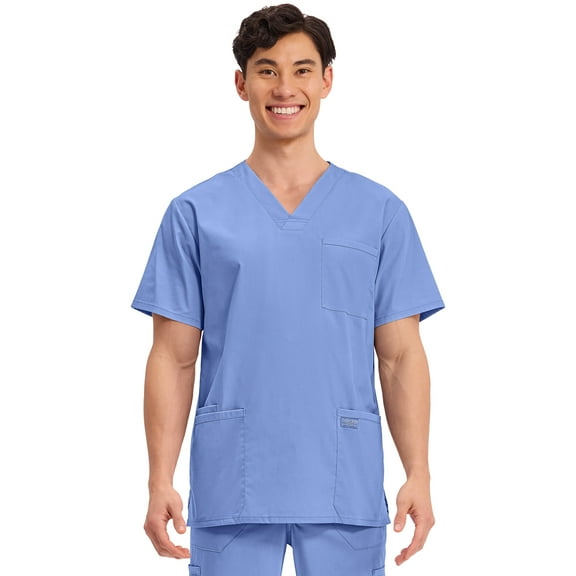 Cherokee Workwear Professionals Men Scrubs Top V-Neck WW695