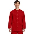 thumbnail image 1 of Cherokee Workwear Professionals Men Warm Up Scrubs Jacket Snap Front WW360, 1 of 10