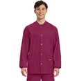 thumbnail image 1 of Cherokee Workwear Professionals Men Warm Up Scrubs Jacket Snap Front WW360, 1 of 10