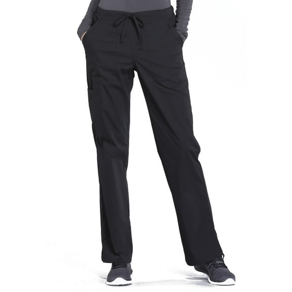 Cherokee Workwear Professionals Women's Scrubs Pant Mid Rise Straight Leg Drawstring WW160