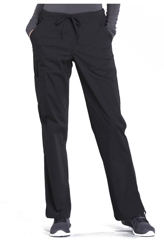 Workwear Professionals Women's Scrubs Pant Mid Rise Straight Leg Drawstring WW160