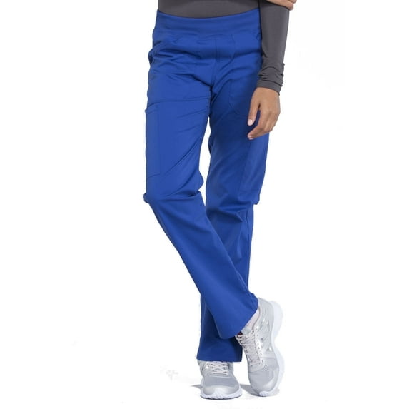 Cherokee Workwear Professionals Women's Scrubs Pant Mid Rise Straight Leg Pull-On Cargo WW170
