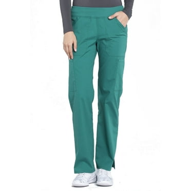 Cherokee Workwear Professionals Women's Scrubs Pant Mid Rise Straight Leg Pull-On Cargo WW170