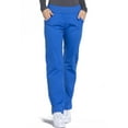 thumbnail image 1 of Cherokee Workwear Professionals Women's Scrubs Pant Mid Rise Straight Leg Pull-On Cargo WW170, 1 of 7