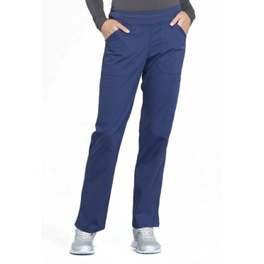 Cherokee Workwear Professionals Women's Scrubs Pant Mid Rise Straight Leg Pull-On Cargo WW170