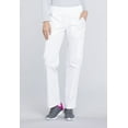 thumbnail image 1 of Cherokee Workwear Professionals Women's Scrubs Pant Mid Rise Straight Leg Pull-On Cargo WW170, 1 of 7