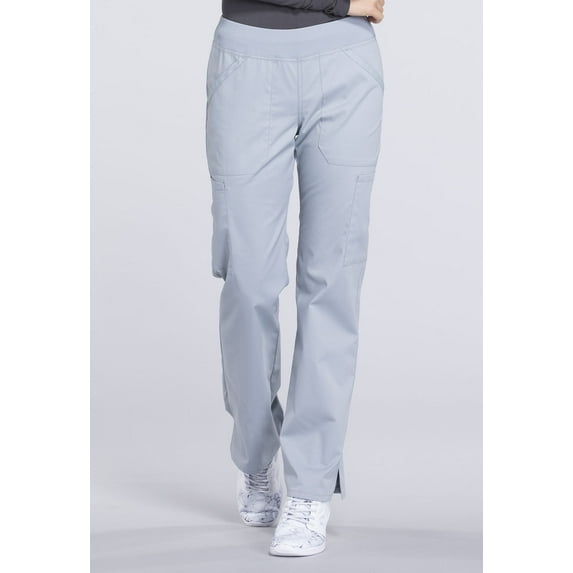 Cherokee Workwear Professionals Women's Scrubs Pant Mid Rise Straight Leg Pull-On Cargo WW170