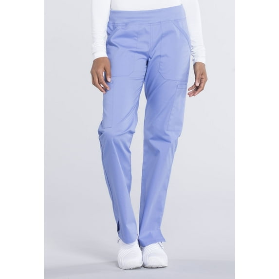 Cherokee Workwear Professionals Women's Scrubs Pant Mid Rise Straight Leg Pull-On Cargo WW170