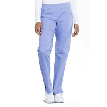 Cherokee Workwear Professionals Women's Scrubs Pant Mid Rise Straight Leg Pull-On Cargo WW170