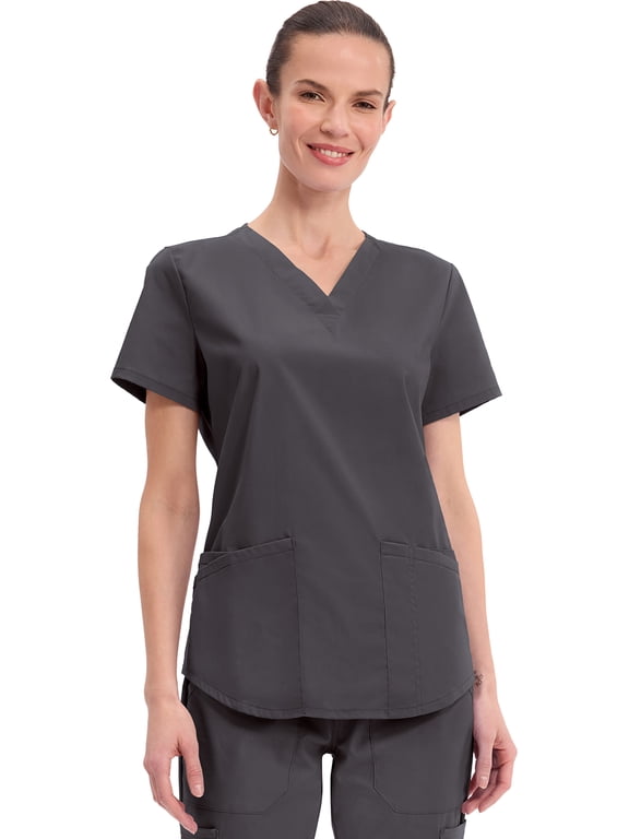 Workwear Professionals Women's Scrubs Top V-Neck WW665