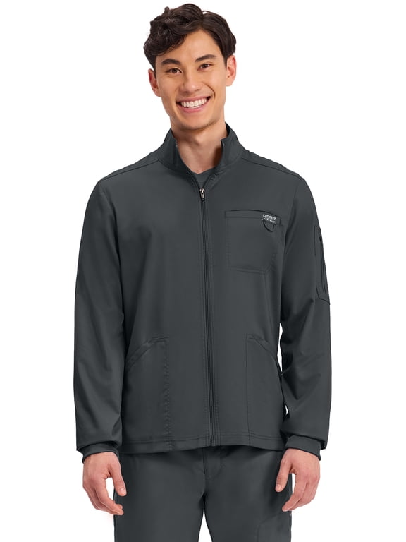 Workwear Revolution Men Scrubs Jacket Zip Front S WW320 Male