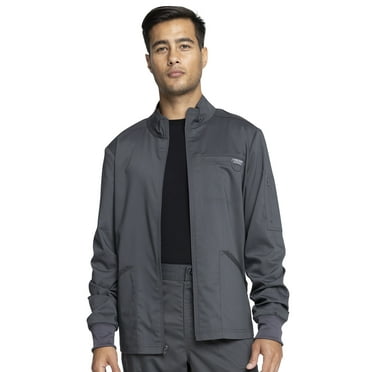 Cherokee Workwear Revolution Men Scrubs Jacket Zip Front WW320