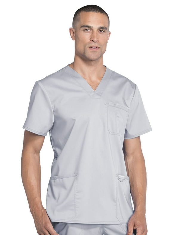 Cherokee Workwear Revolution Men Scrubs Top V-Neck WW670