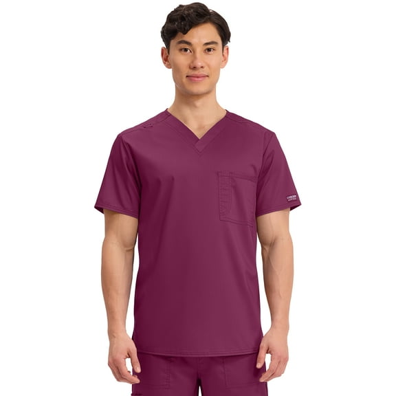 Cherokee Workwear Revolution Men & Women's Scrubs Top 1 Pocket V-Neck WW625