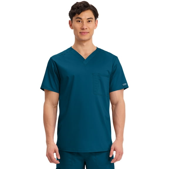 Cherokee Workwear Revolution Men & Women's Scrubs Top 1 Pocket V-Neck WW625
