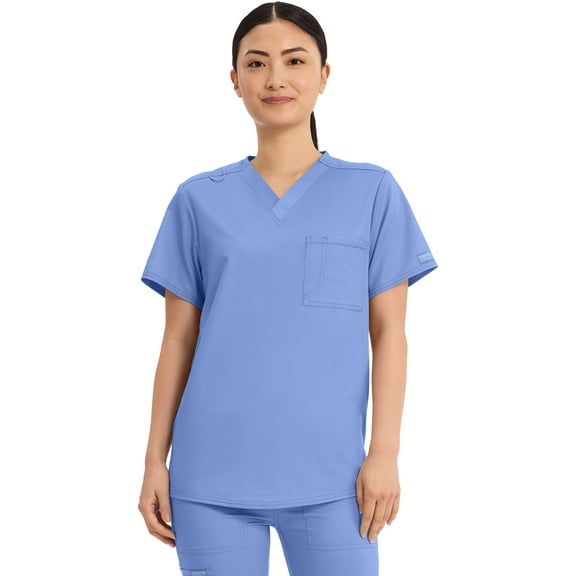 Cherokee Workwear Revolution Men & Women's Scrubs Top 1 Pocket V-Neck WW625