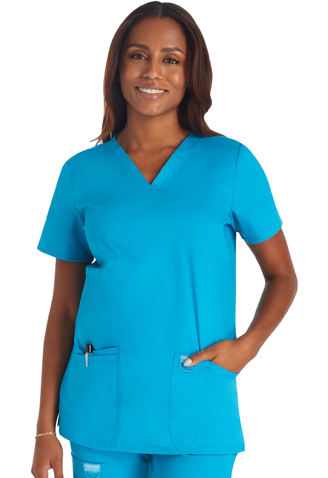 Cherokee Workwear Revolution Scrubs Top For Women Botswana Ubuy