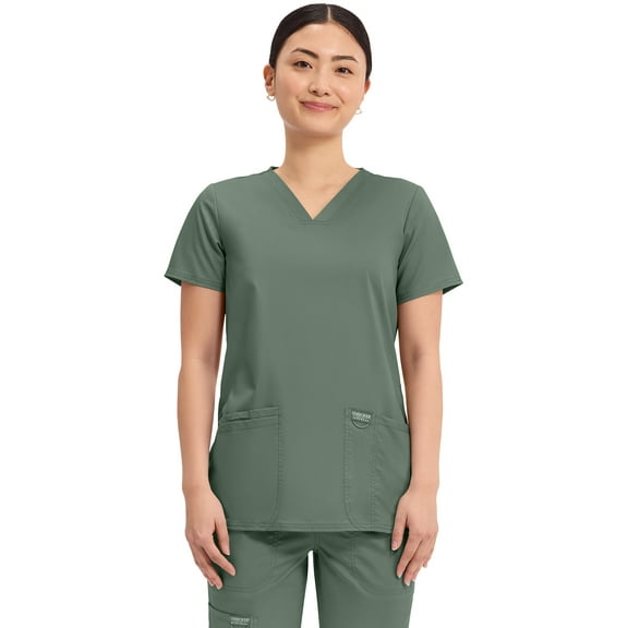 Cherokee Workwear Revolution Scrubs Top For Women V-Neck WW620
