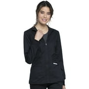 Cherokee Workwear Revolution Womens Scrubs Jacket Zip Front High-Low WW301