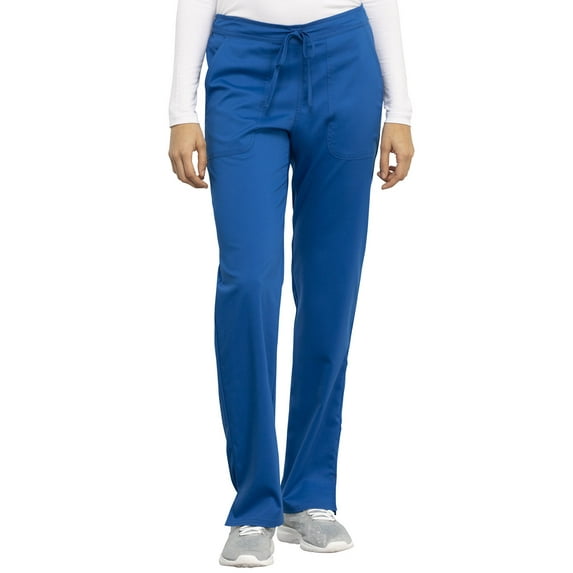 Cherokee Workwear Revolution Women's Scrubs Pant Mid Rise Straight Leg Drawstring WW005