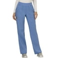 thumbnail image 1 of Cherokee Workwear Revolution Women's Scrubs Pant Mid Rise Straight Leg Pull-On WW110, Blue, 1 of 7