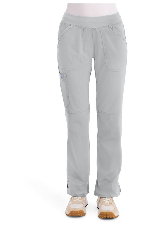 Workwear Revolution Women's Scrubs Pant Mid Rise Straight Leg Pull-On WW110