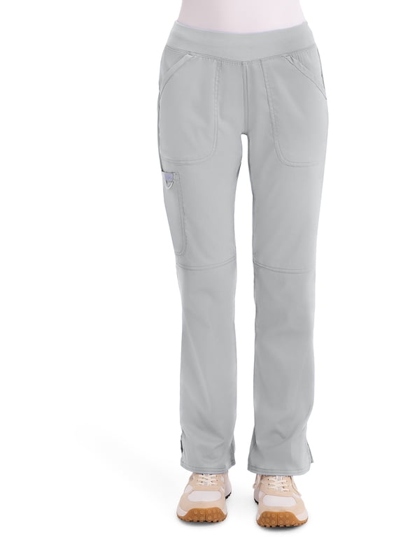 Workwear Revolution Women's Scrubs Pant Mid Rise Straight Leg Pull-On WW110
