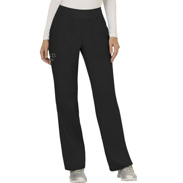Cherokee Workwear Revolution Women's Scrubs Pant Mid Rise Straight Leg Pull-On WW110