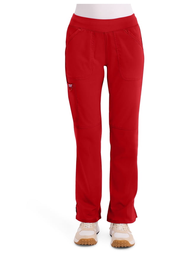 Workwear Revolution Women's Scrubs Pant Mid Rise Straight Leg Pull-On WW110