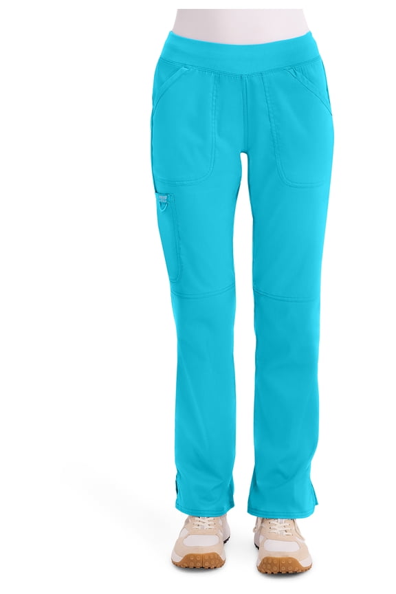 Workwear Revolution Women's Scrubs Pant Mid Rise Straight Leg Pull-On WW110