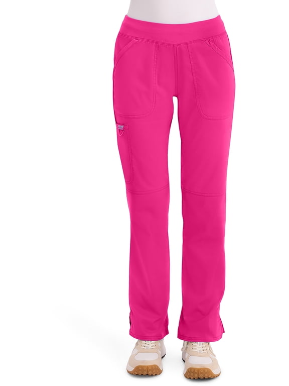 Workwear Revolution Women's Scrubs Pant Mid Rise Straight Leg Pull-On WW110
