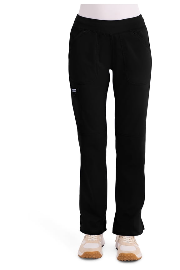 Workwear Revolution Women's Scrubs Pant Mid Rise Straight Leg Pull-On WW110