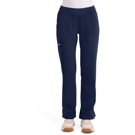 Cherokee Workwear Revolution Women's Scrubs Pant Mid Rise Straight Leg Pull-On WW110