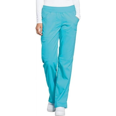 Cherokee Workwear Revolution Women's Scrubs Pant Mid Rise Straight Leg Pull-On WW110