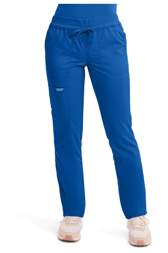 Workwear Revolution Women's Scrubs Pant Mid Rise Tapered Leg Drawstring WW105