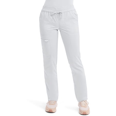Cherokee Workwear Revolution Women's Scrubs Pant Mid Rise Tapered Leg Drawstring WW105