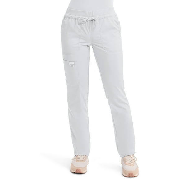 Cherokee Workwear Revolution Women's Scrubs Pant Mid Rise Tapered Leg Drawstring WW105