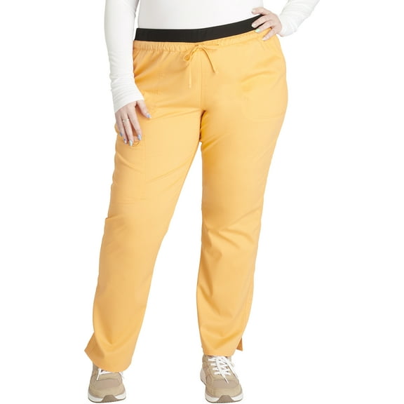 Cherokee Workwear Revolution Women's Scrubs Pant Mid Rise Tapered Leg Drawstring WW105