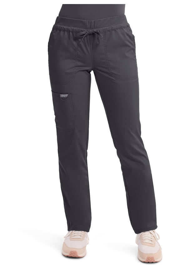 Workwear Revolution Women's Scrubs Pant Mid Rise Tapered Leg Drawstring WW105