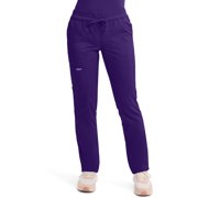 Cherokee Workwear Revolution Women's Scrubs Pant Mid Rise Tapered Leg Drawstring WW105