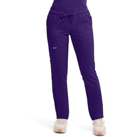 Cherokee Workwear Revolution Women's Scrubs Pant Mid Rise Tapered Leg Drawstring WW105