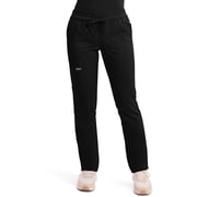 Cherokee Workwear Revolution Women's Scrubs Pant Mid Rise Tapered Leg Drawstring WW105