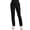 Black, variant on Cherokee Workwear Revolution Women's Scrubs Pant Mid Rise Tapered Leg Drawstring WW105