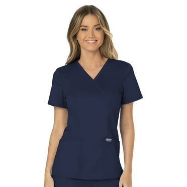 Cherokee Workwear Revolution Women's Scrubs Top Mock Wrap WW610