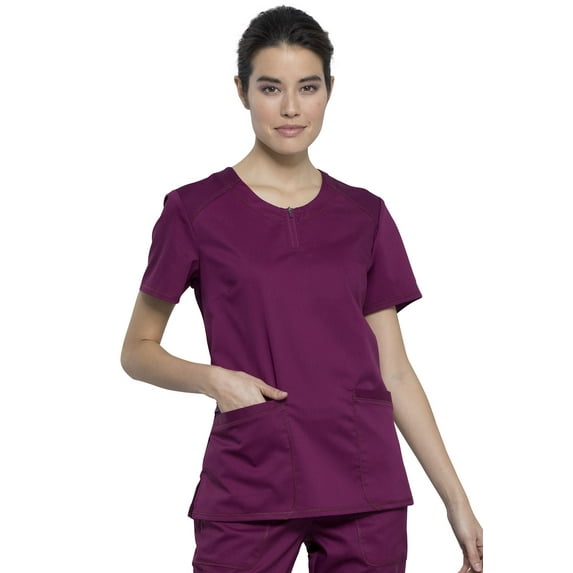 Cherokee Workwear Revolution Women's Scrubs Top Round Neck WW602